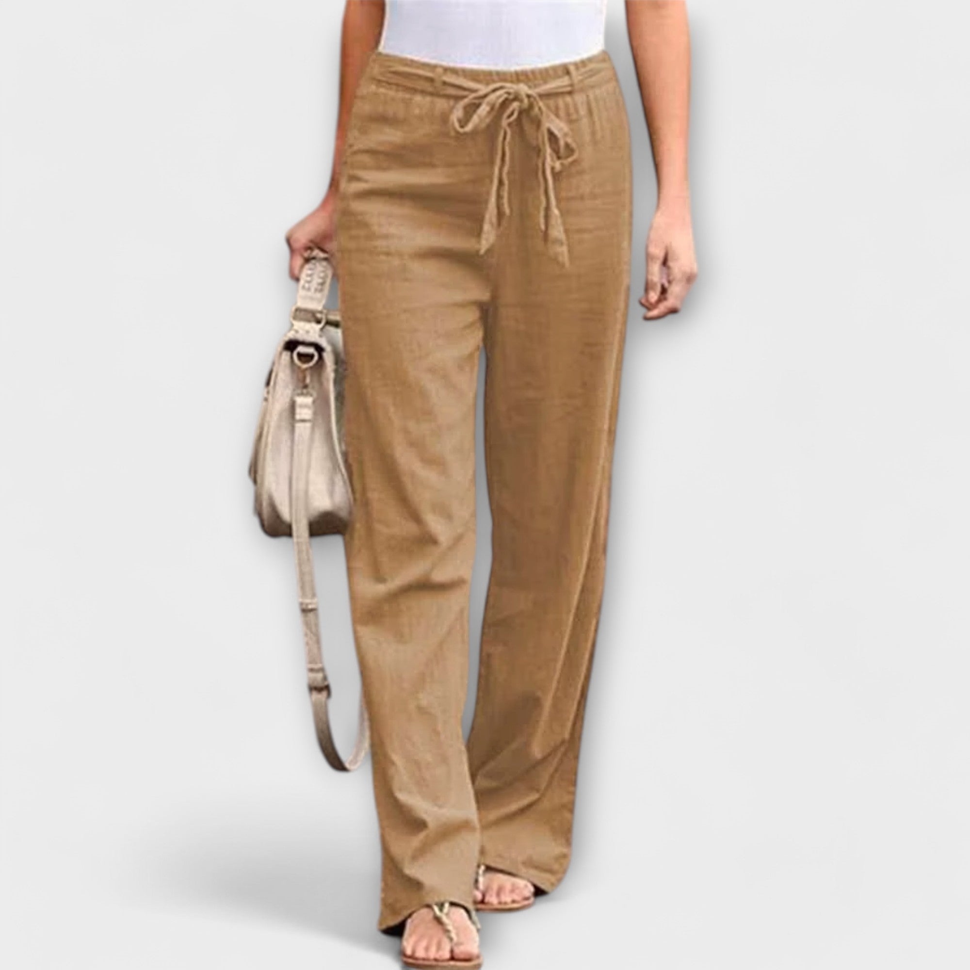 Femme™ | Lightweight Linen Trousers