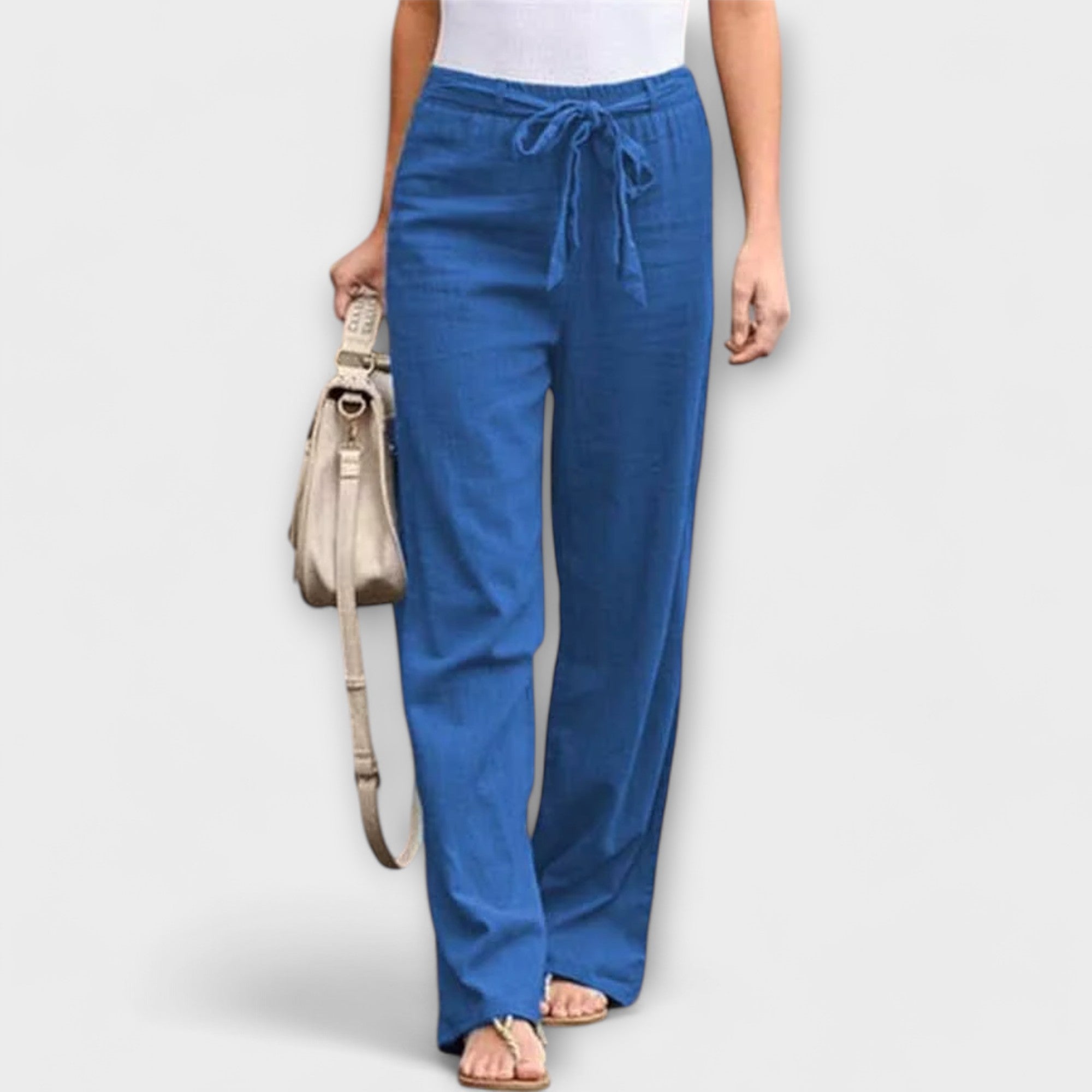 Femme™ | Lightweight Linen Trousers