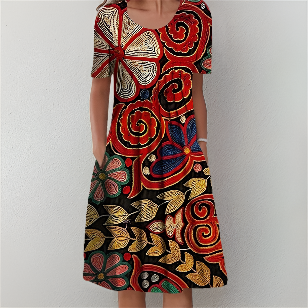 Femme™ | Floral Midi Dress