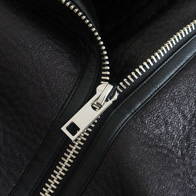 Femme™ | Fur Leather Jacket