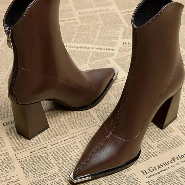 Femme™ | Chrome Tip Boots