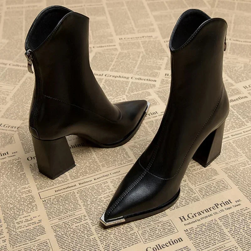 Femme™ | Chrome Tip Boots