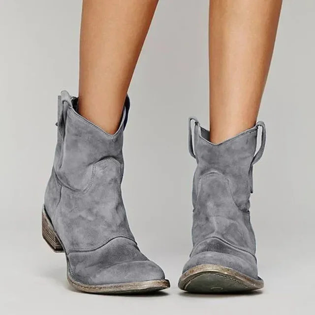 Femme™ | Vintage Western Ankle Boots