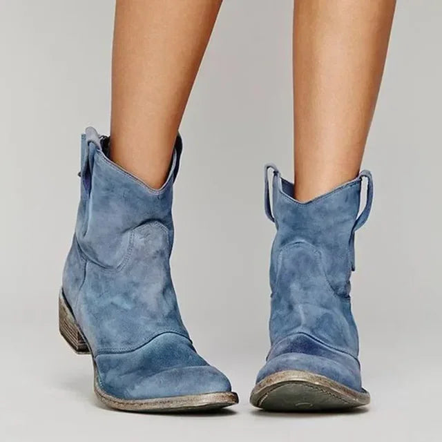 Femme™ | Vintage Western Ankle Boots
