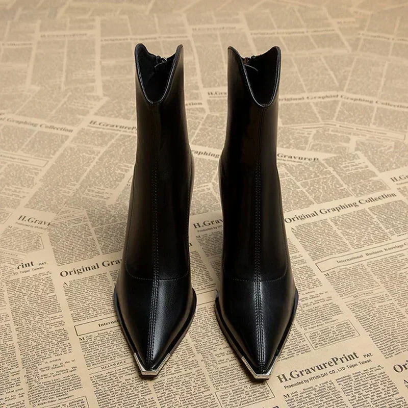 Femme™ | Chrome Tip Boots