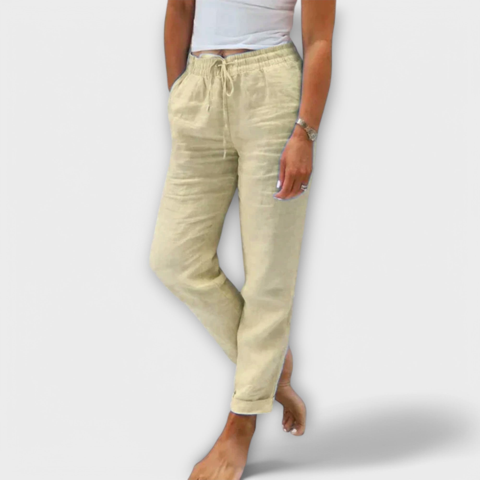 Femme™ | Light Linen Trousers
