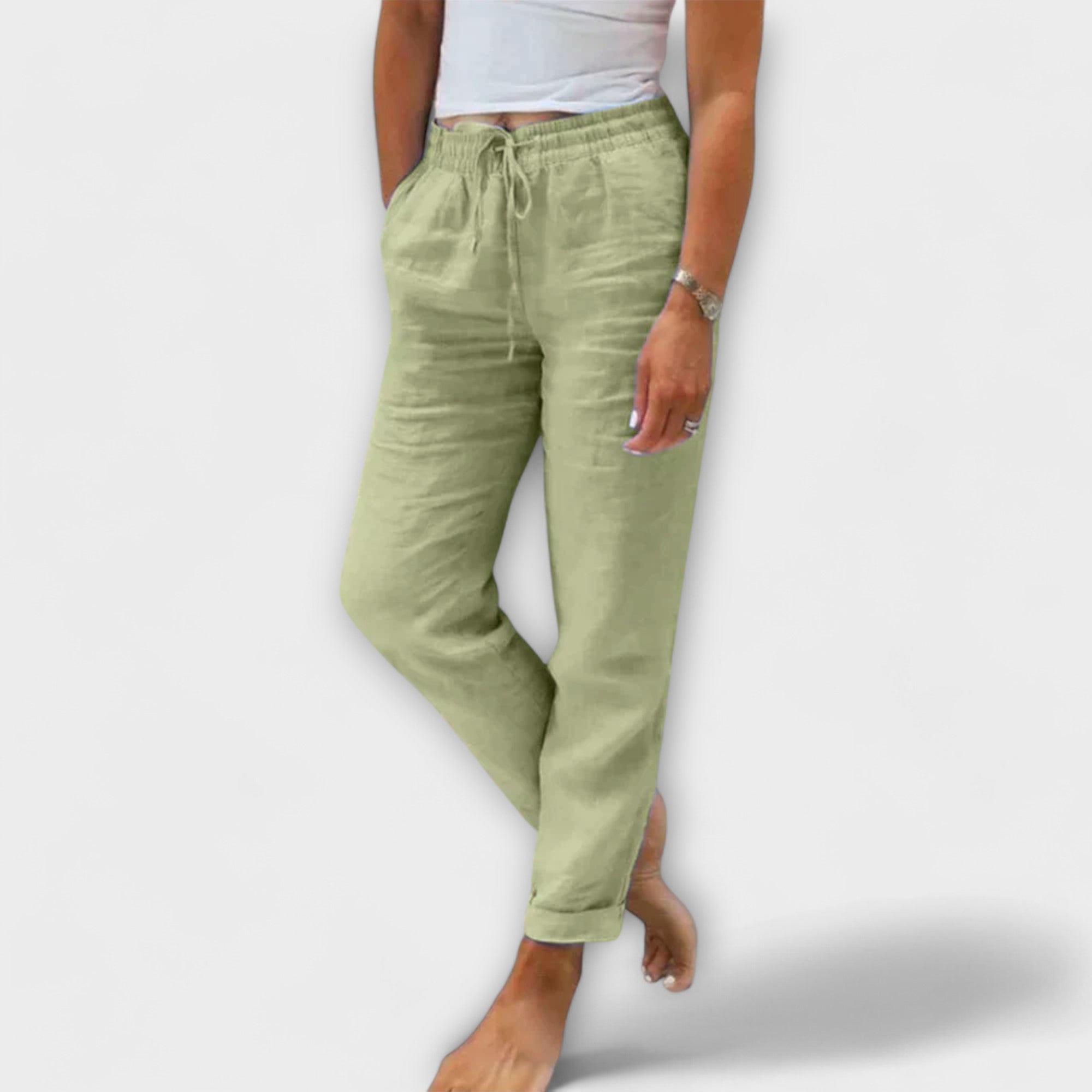 Femme™ | Light Linen Trousers