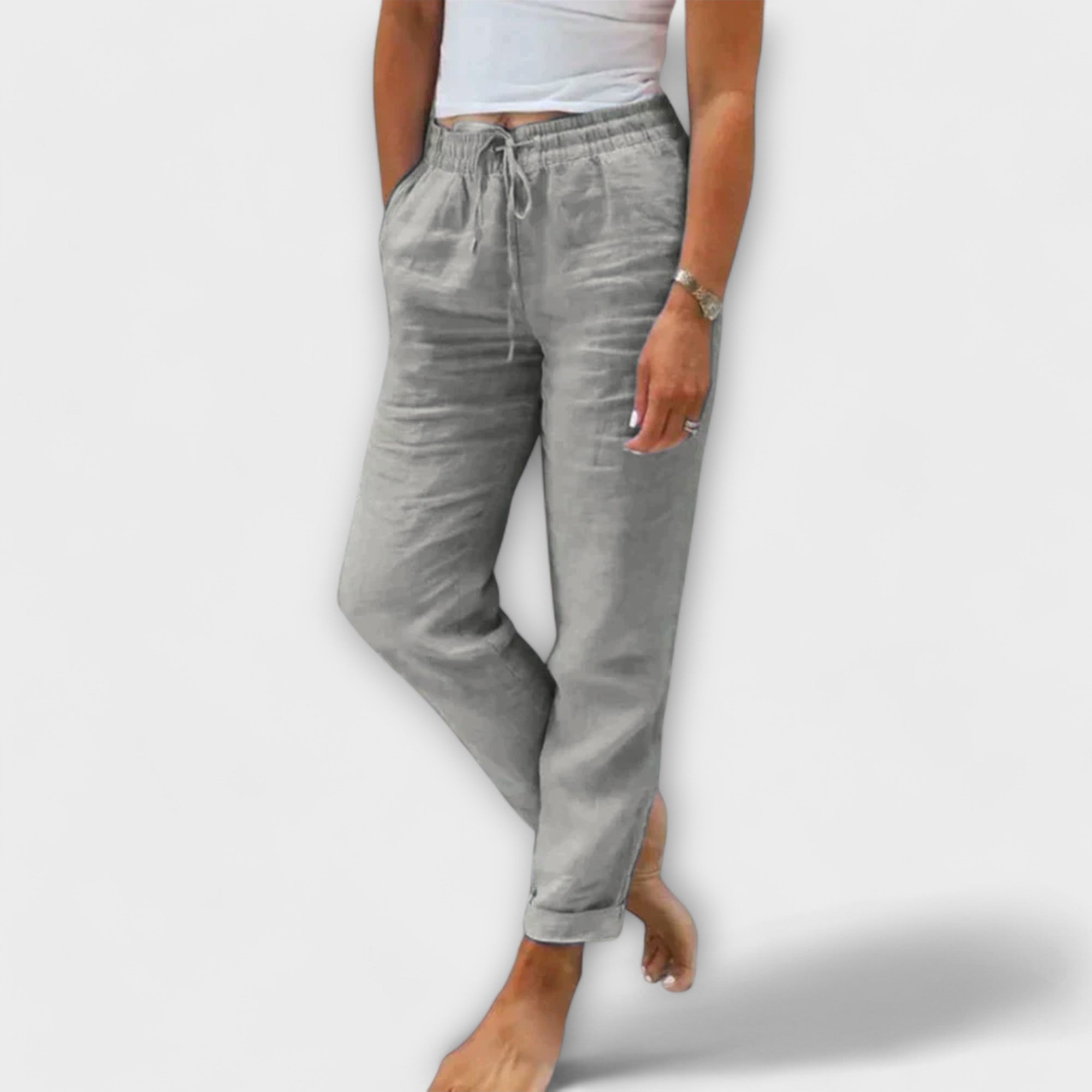 Femme™ | Light Linen Trousers