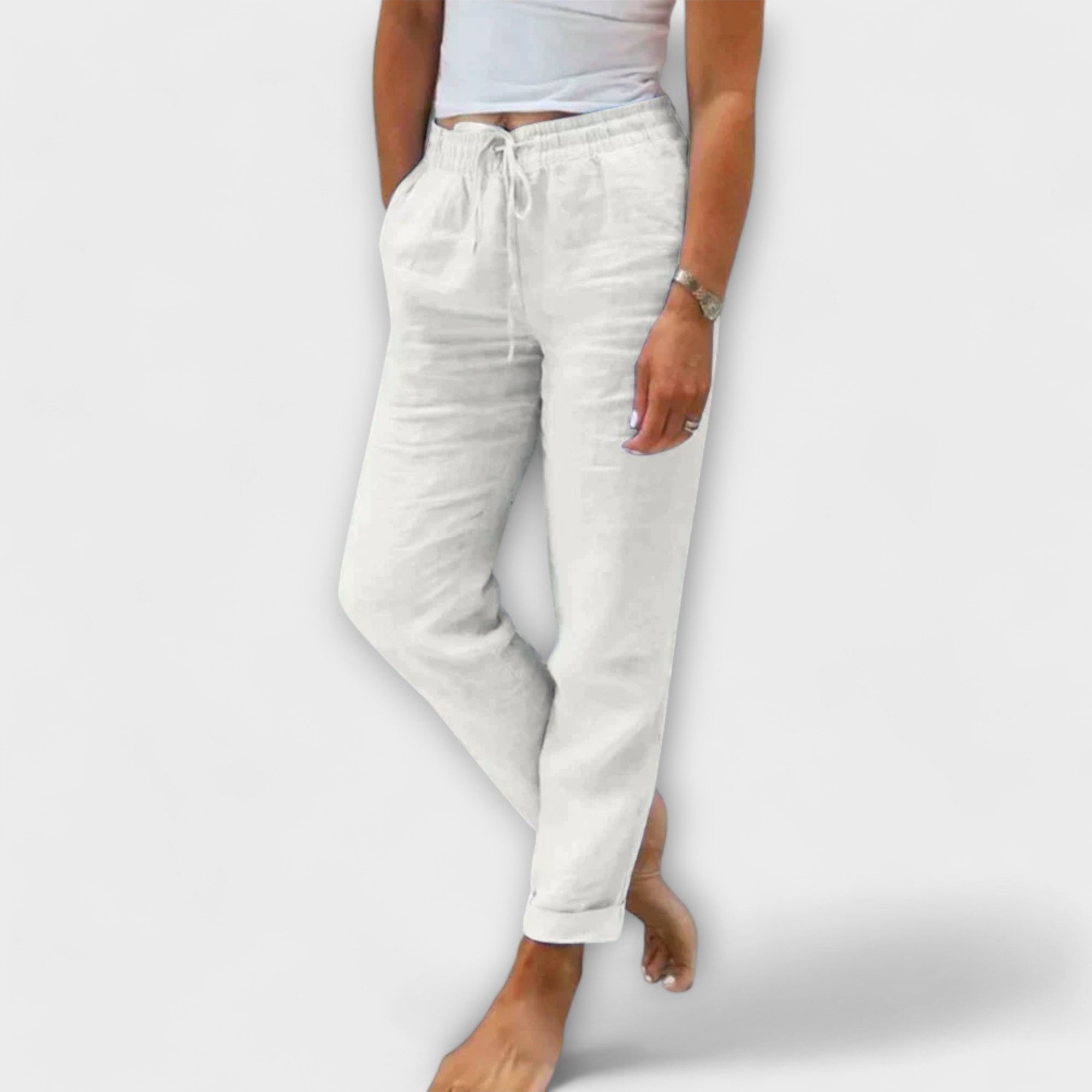 Femme™ | Light Linen Trousers