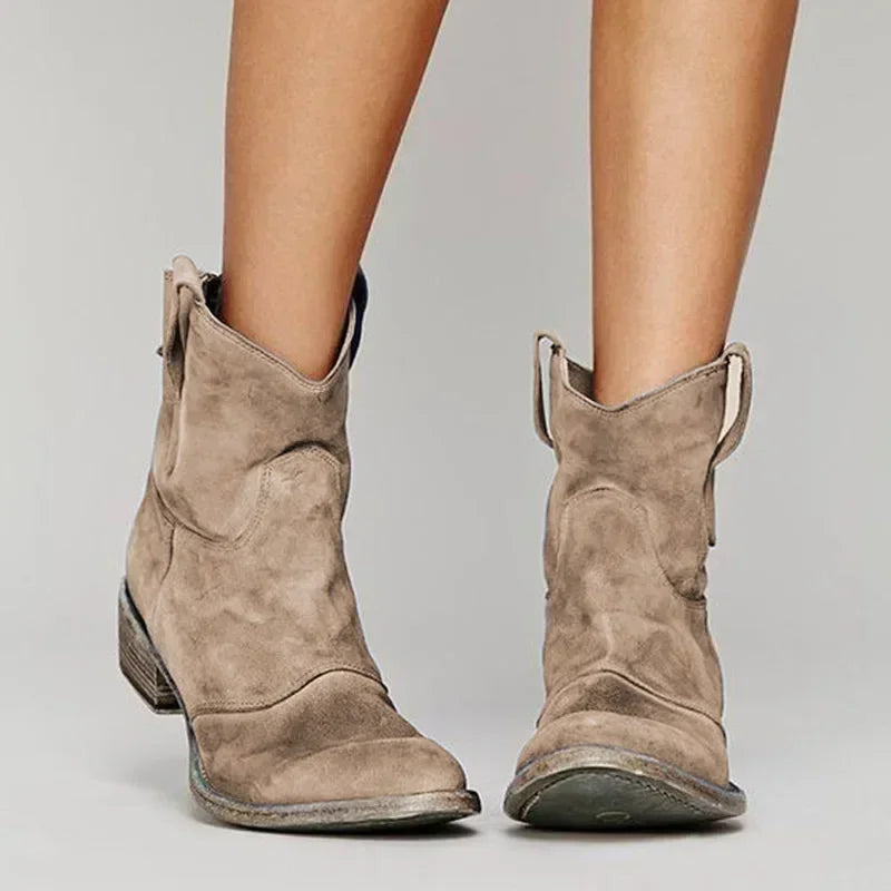 Femme™ | Vintage Western Ankle Boots