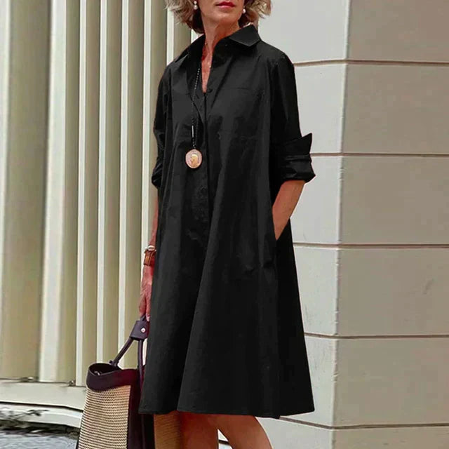 Femme™ | Button-Up Shirt Dress