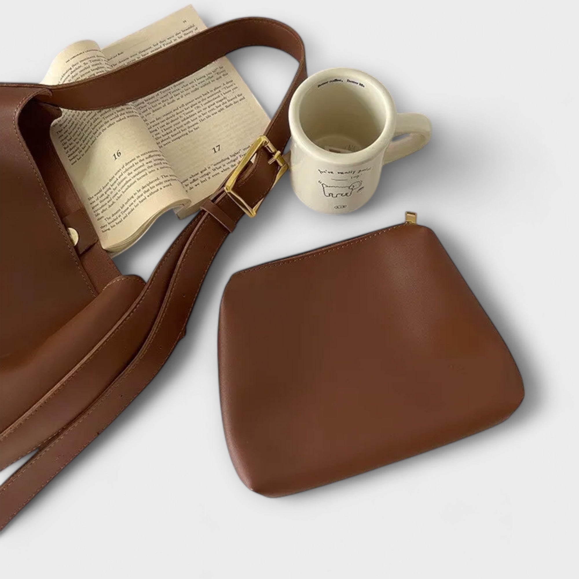 Femme™ | Elegant Leather Shoulder Bag