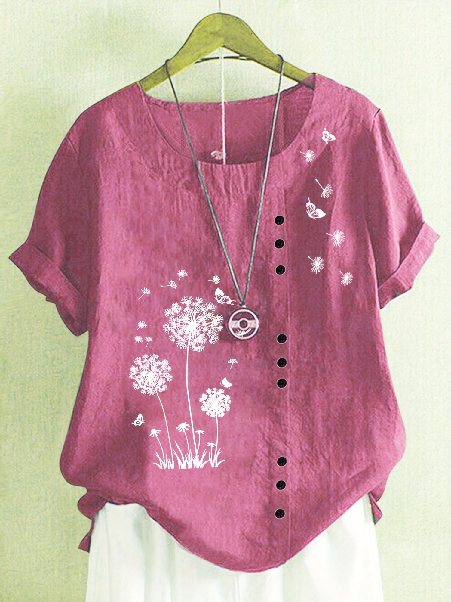 Femme™ | Dandelion Print Blouse