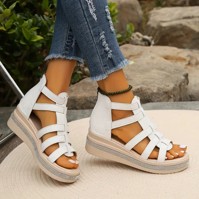 Femme™ | Elegant Wedge Sandals