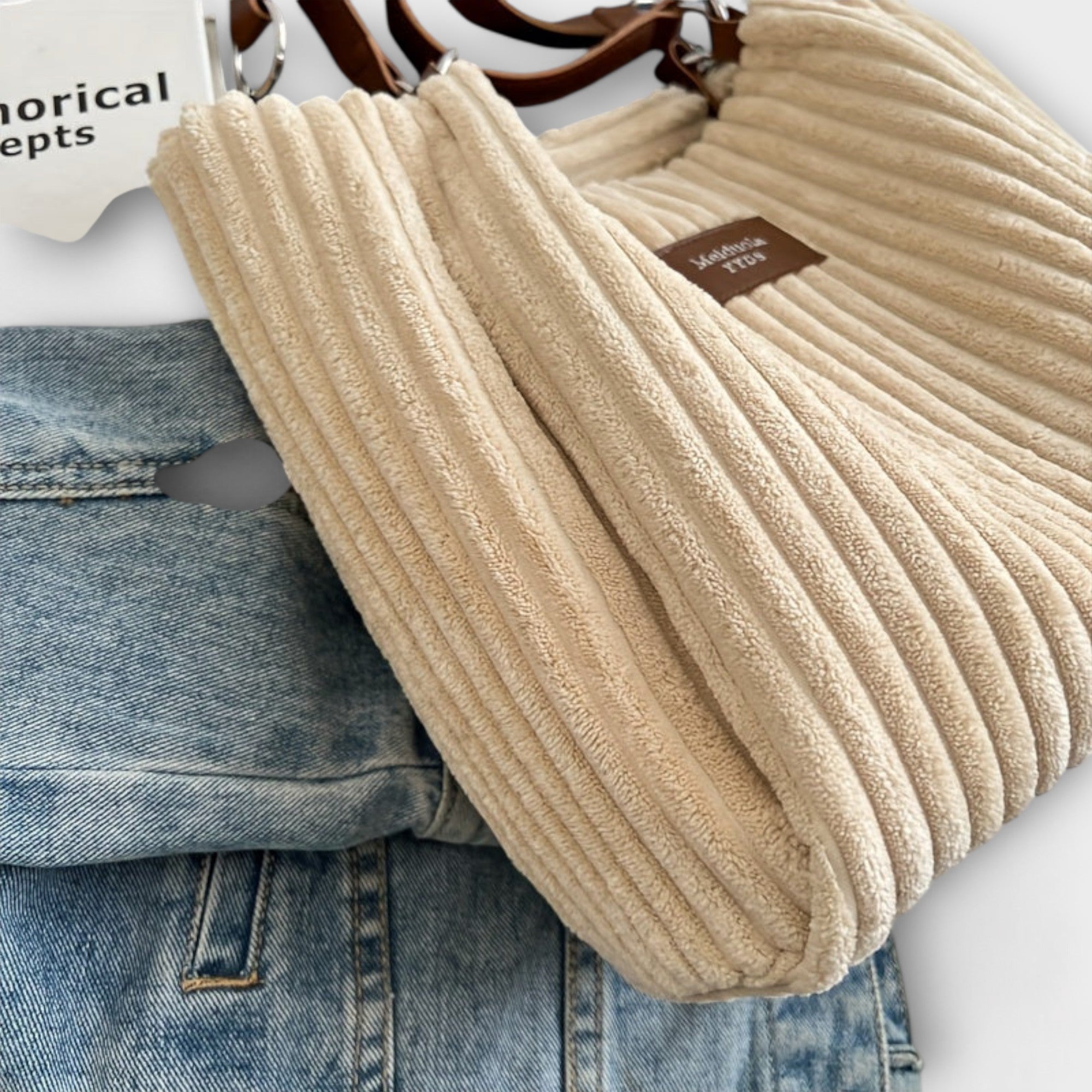 Femme™ | Soft Cord Shoulder Bag