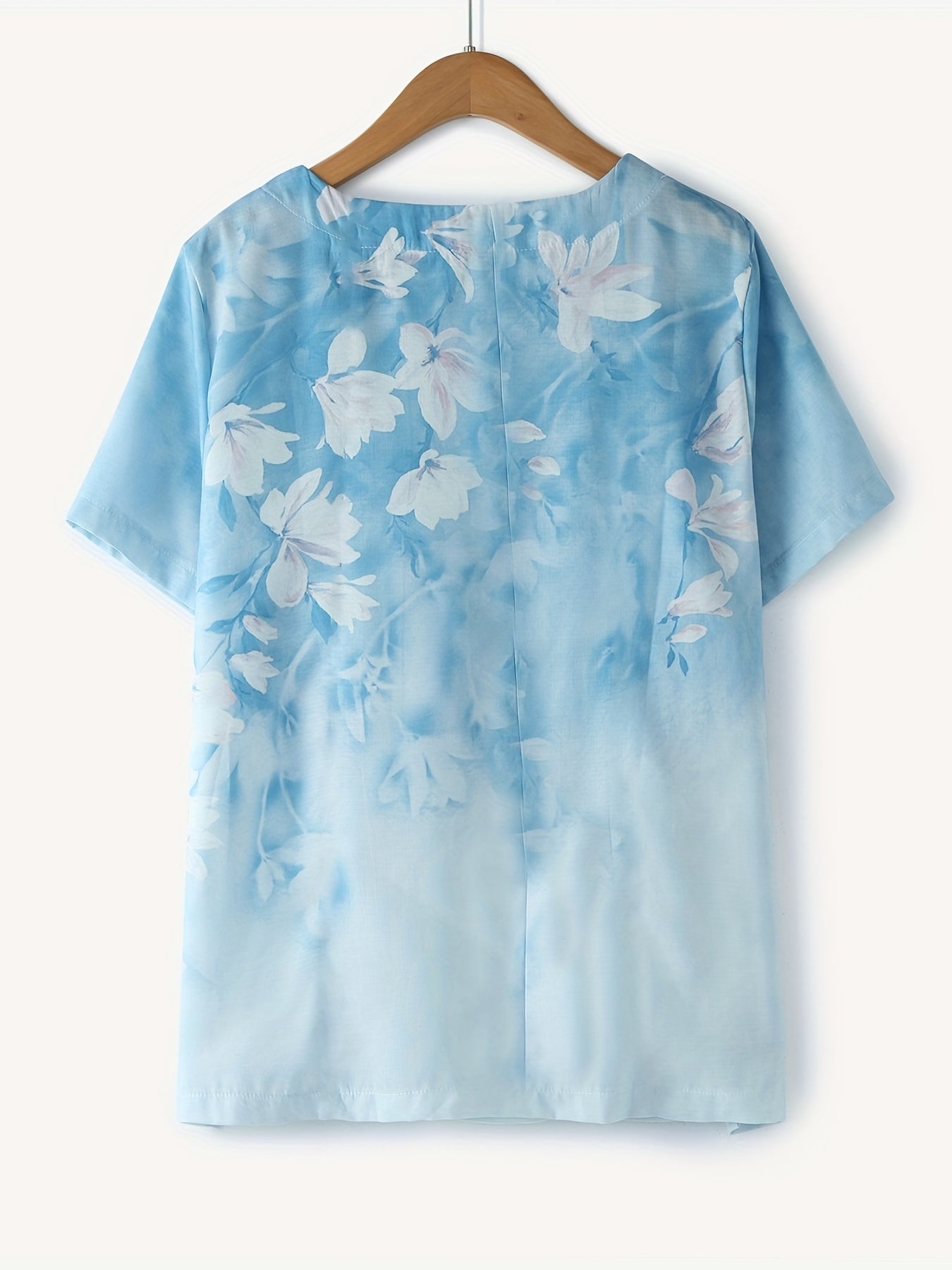 Femme™ | Floral Button Detail Blouse