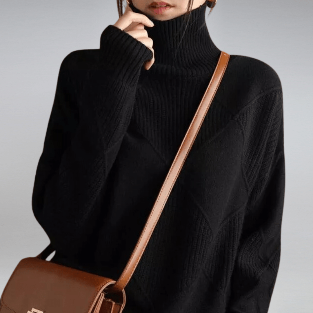 Femme™ | Soft Turtleneck Sweater