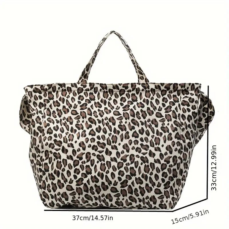 Femme™ | Stylish Leopard Print Tote