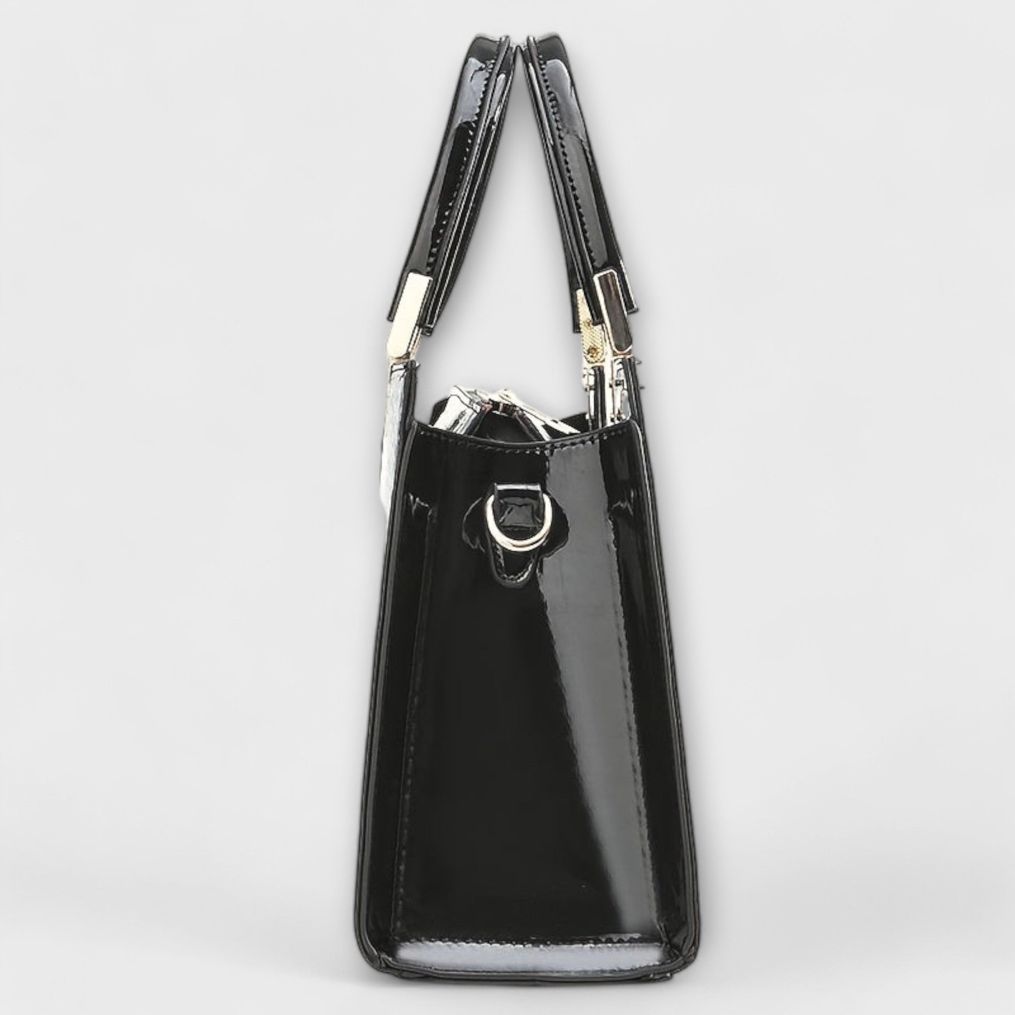 Femme™ | Shiny crocodile print handbag