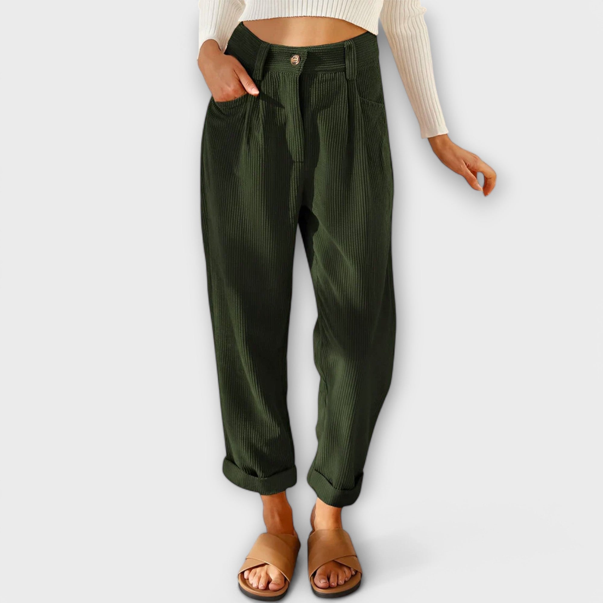 Femme™ | Modern Cord Trousers