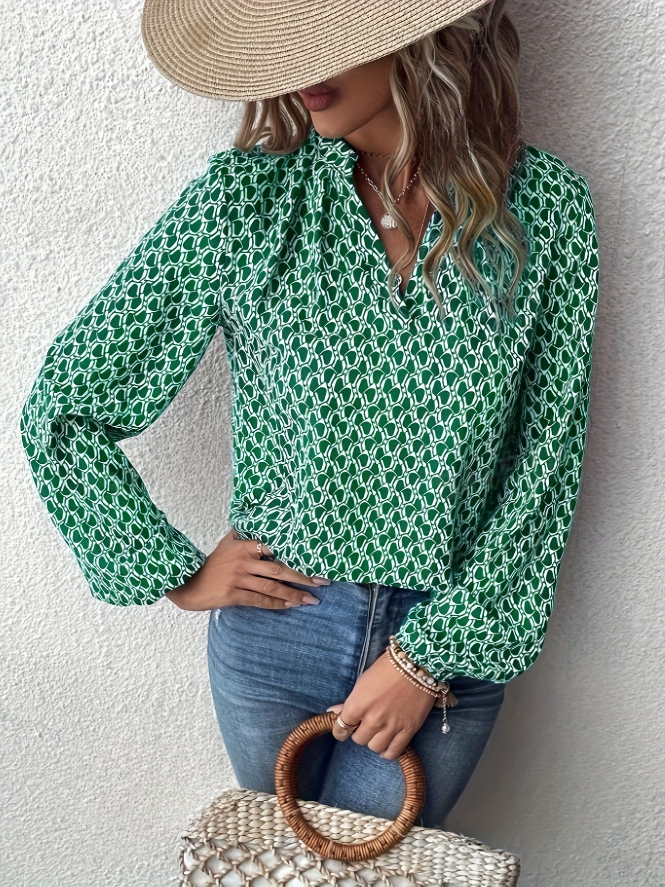 Femme™ | Patterned Blouse