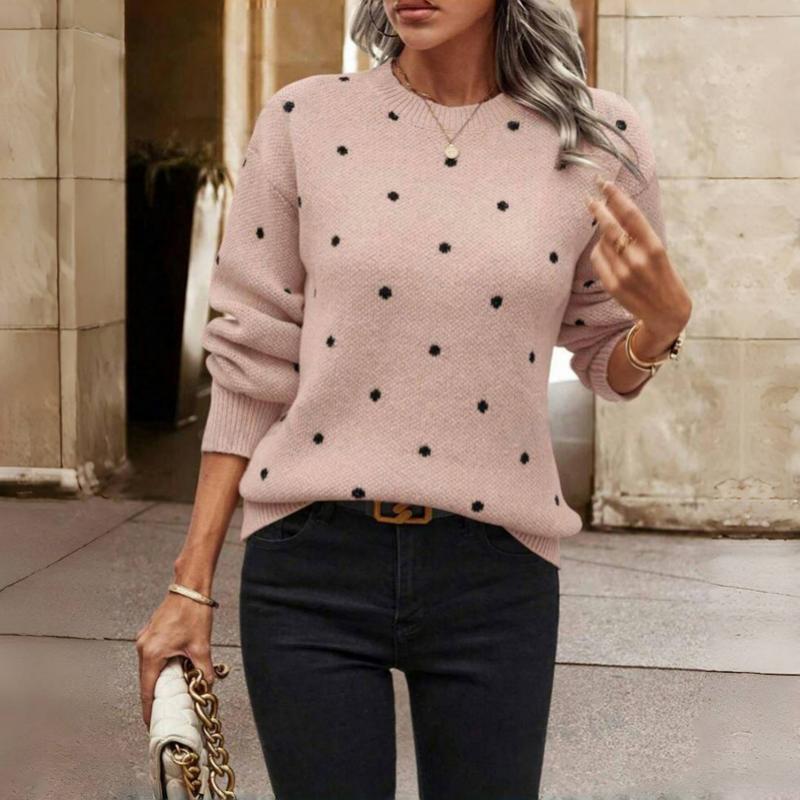 Femme™ | Polka Dot Knitted Sweater