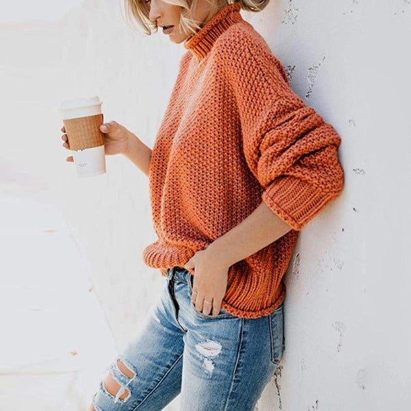 Femme™ | Loose Knit Pullover Sweater