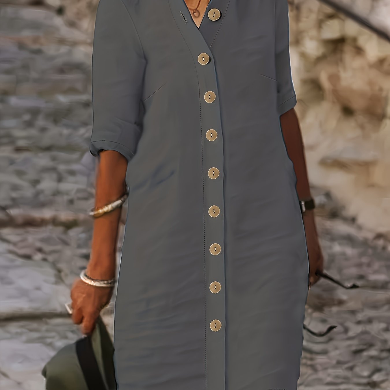 Femme™ | Button-Down Shirt Dress