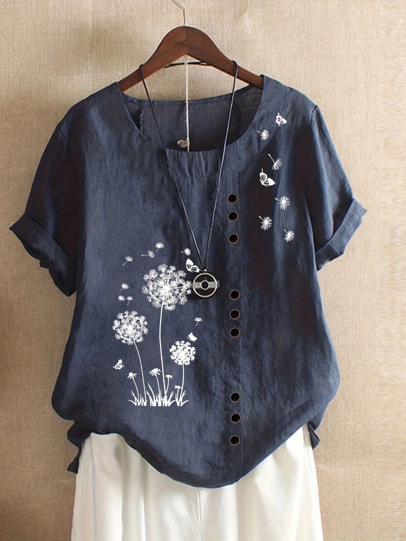 Femme™ | Dandelion Print Blouse