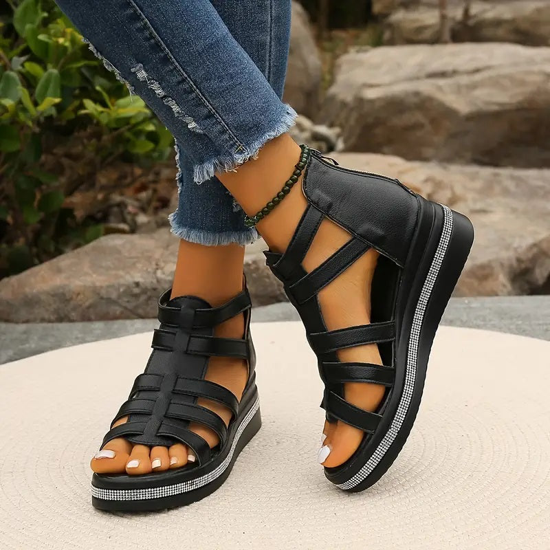 Femme™ | Elegant Wedge Sandals