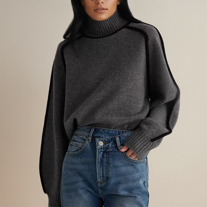 Femme™ | Couture Turtleneck Jumper