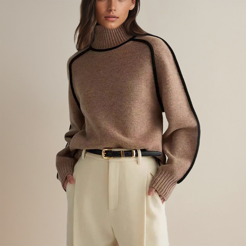 Femme™ | Couture Turtleneck Jumper