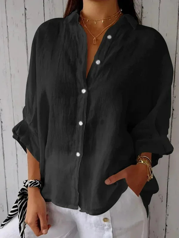 Femme™ | Relaxed Button-Up Shirt