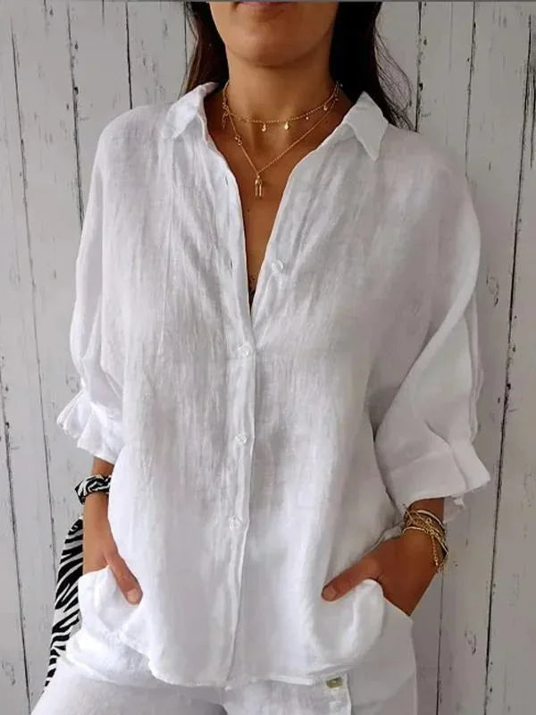 Femme™ | Relaxed Button-Up Shirt