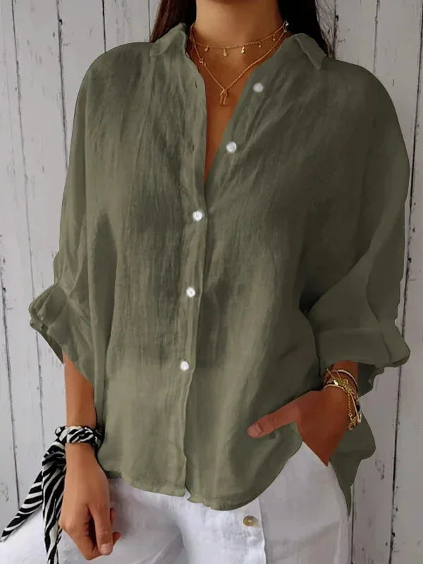 Femme™ | Relaxed Button-Up Shirt