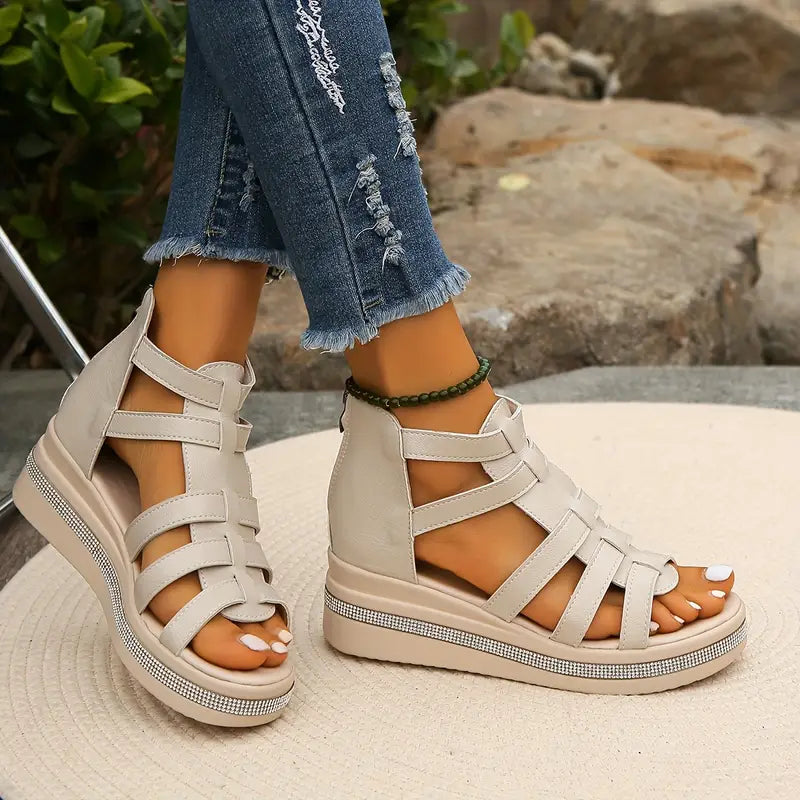 Femme™ | Elegant Wedge Sandals