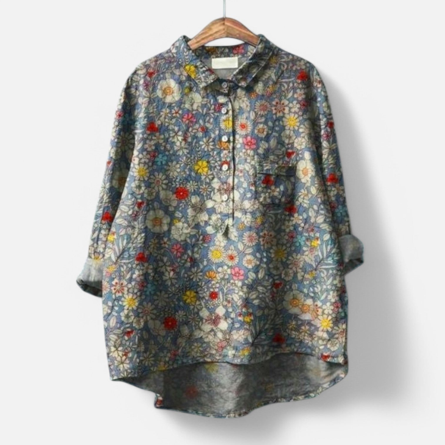Femme™ | Vintage Floral Button Shirt