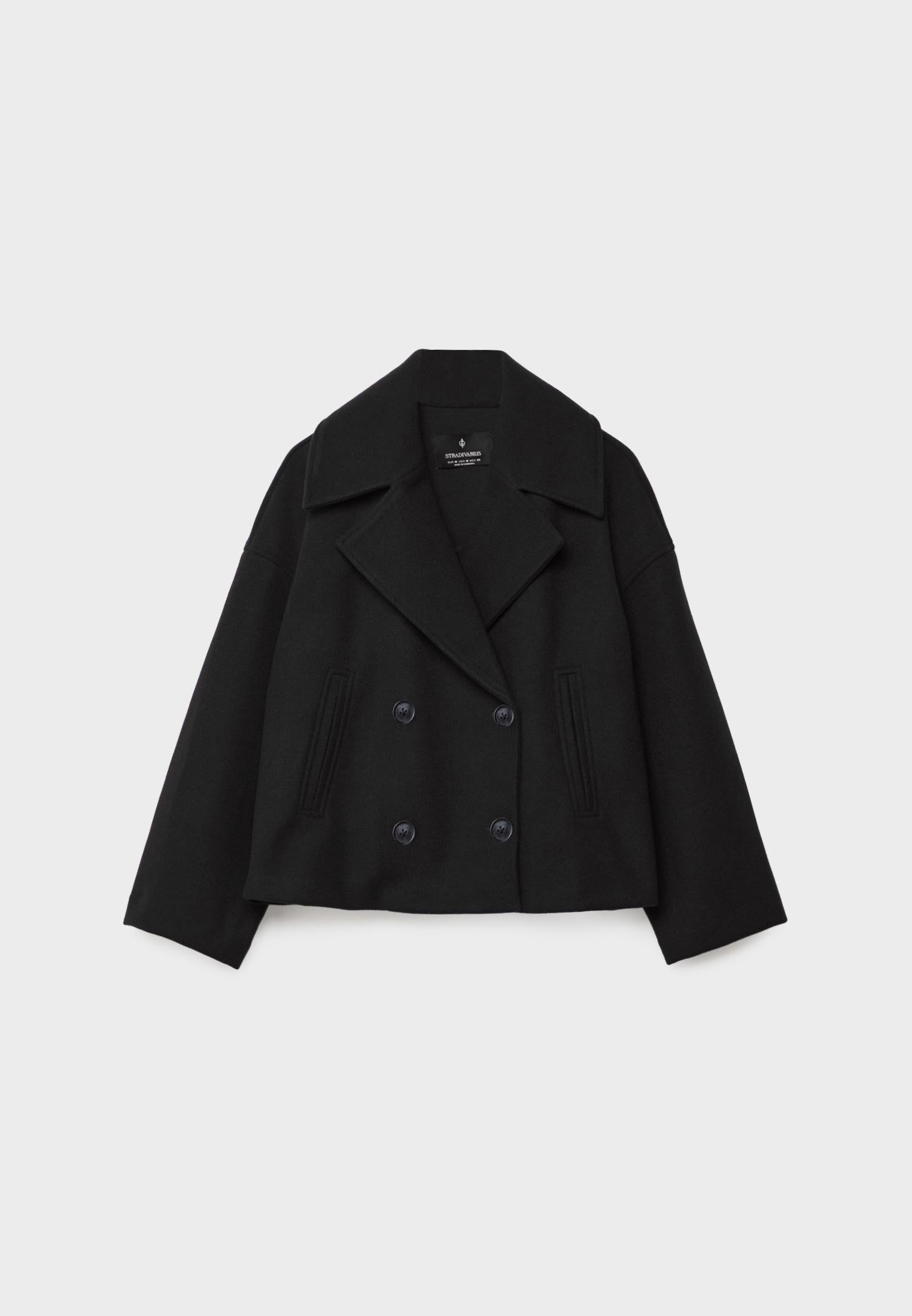 Femme™ | Short Double Breasted Coat