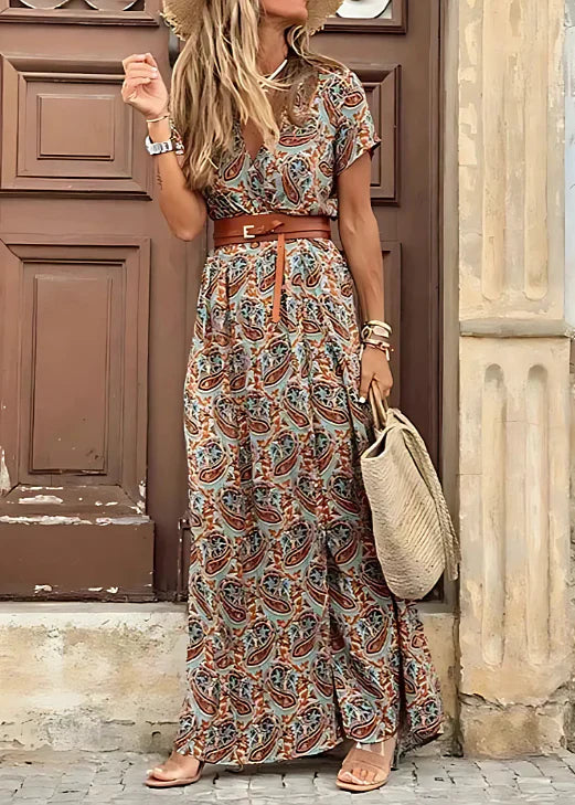 Femme™ | Elegant Bohemian Maxi Dress