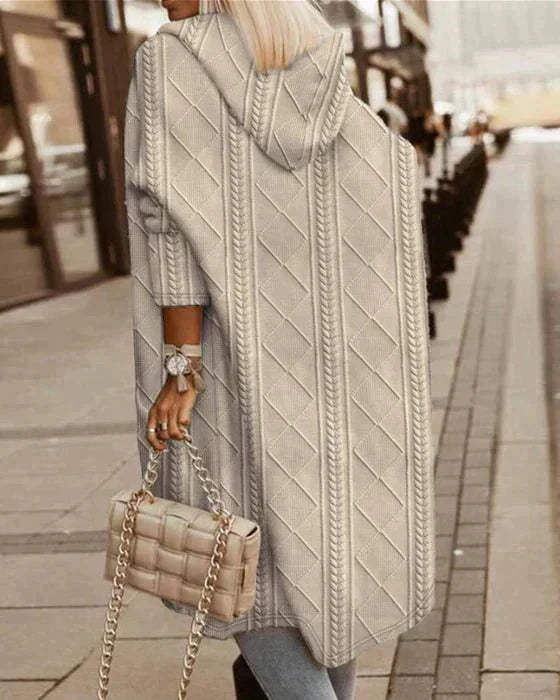 Femme™ | Extended Length Hooded Cardigan