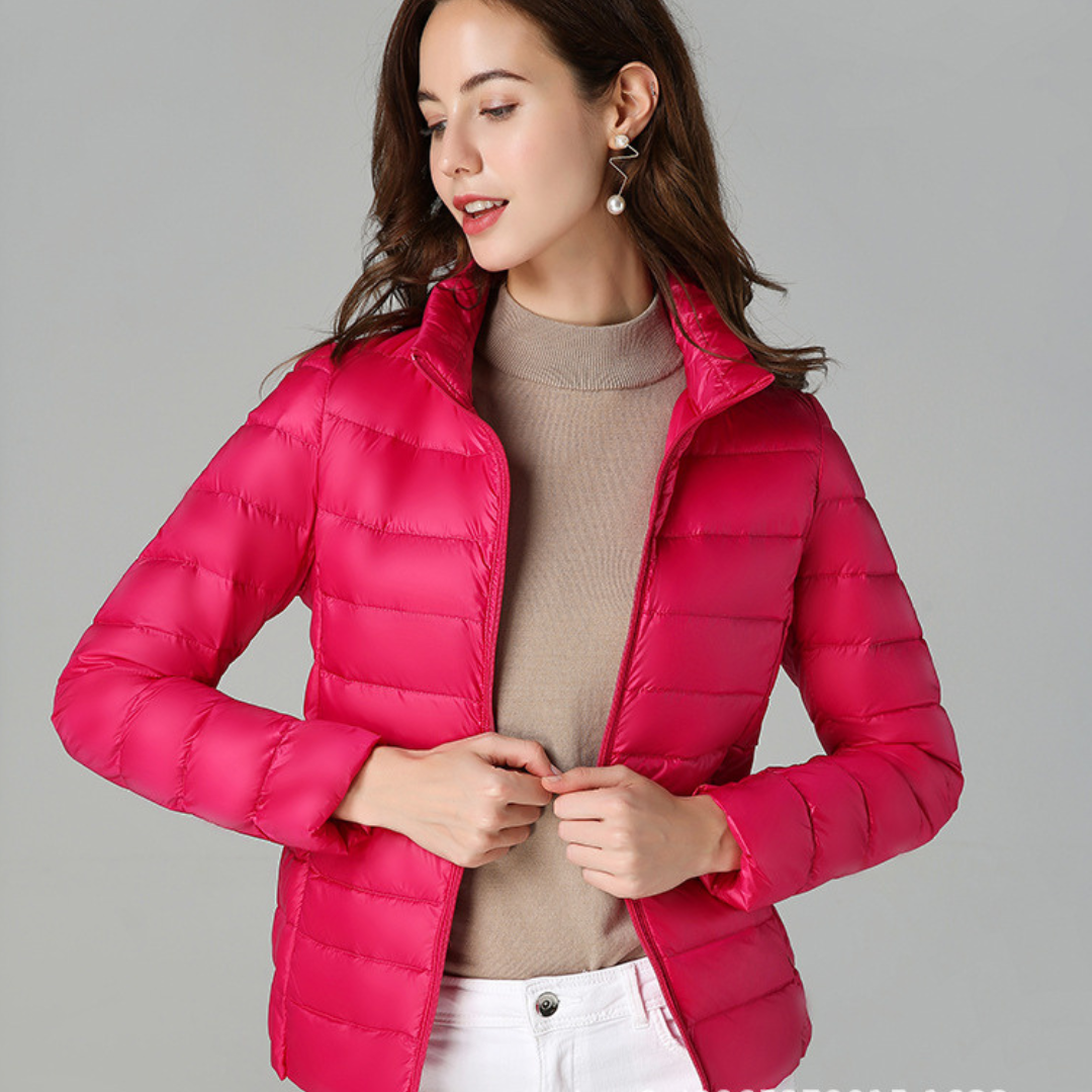 Femme™ | Ultralight Jacket with White Duck Feathers