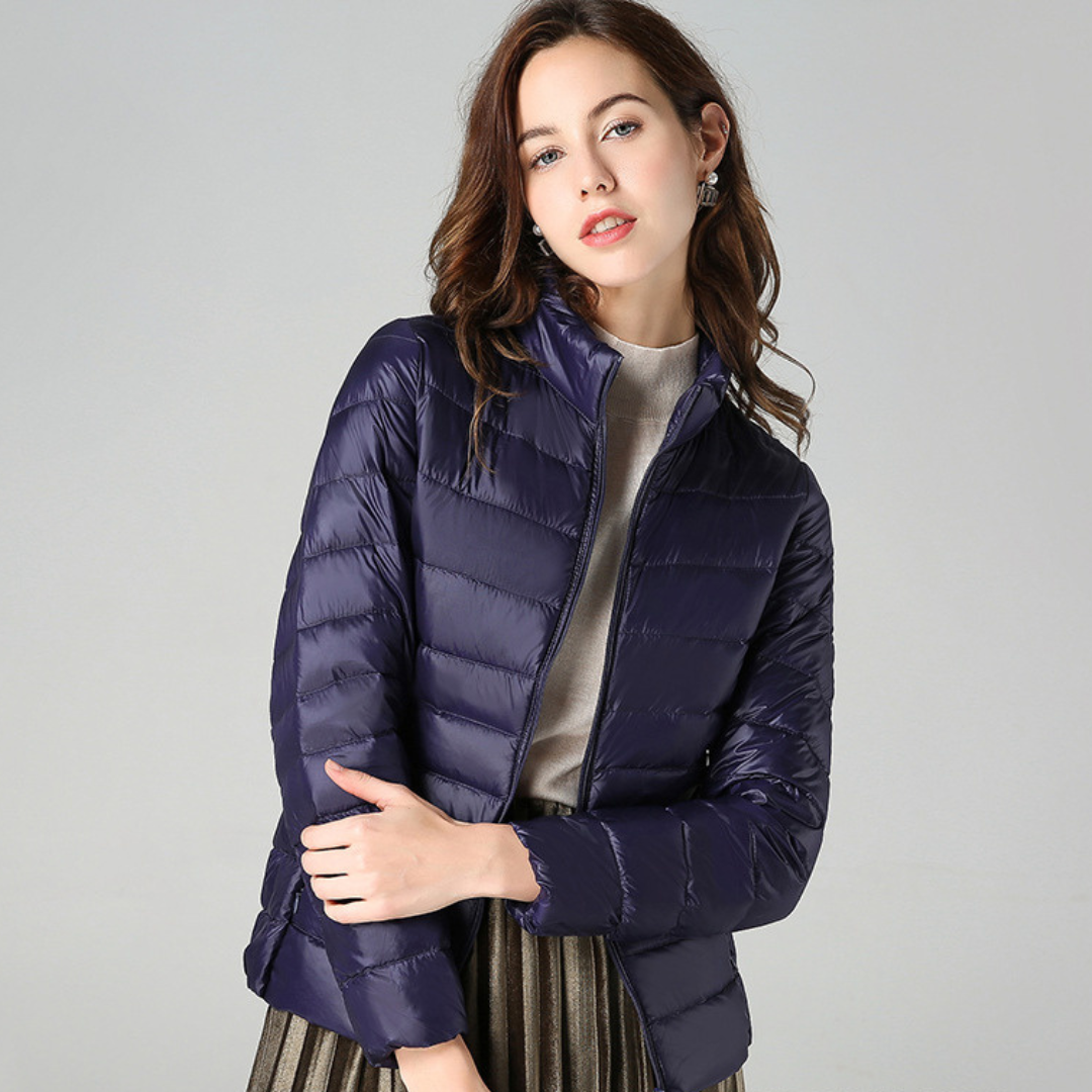 Femme™ | Ultralight Jacket with White Duck Feathers