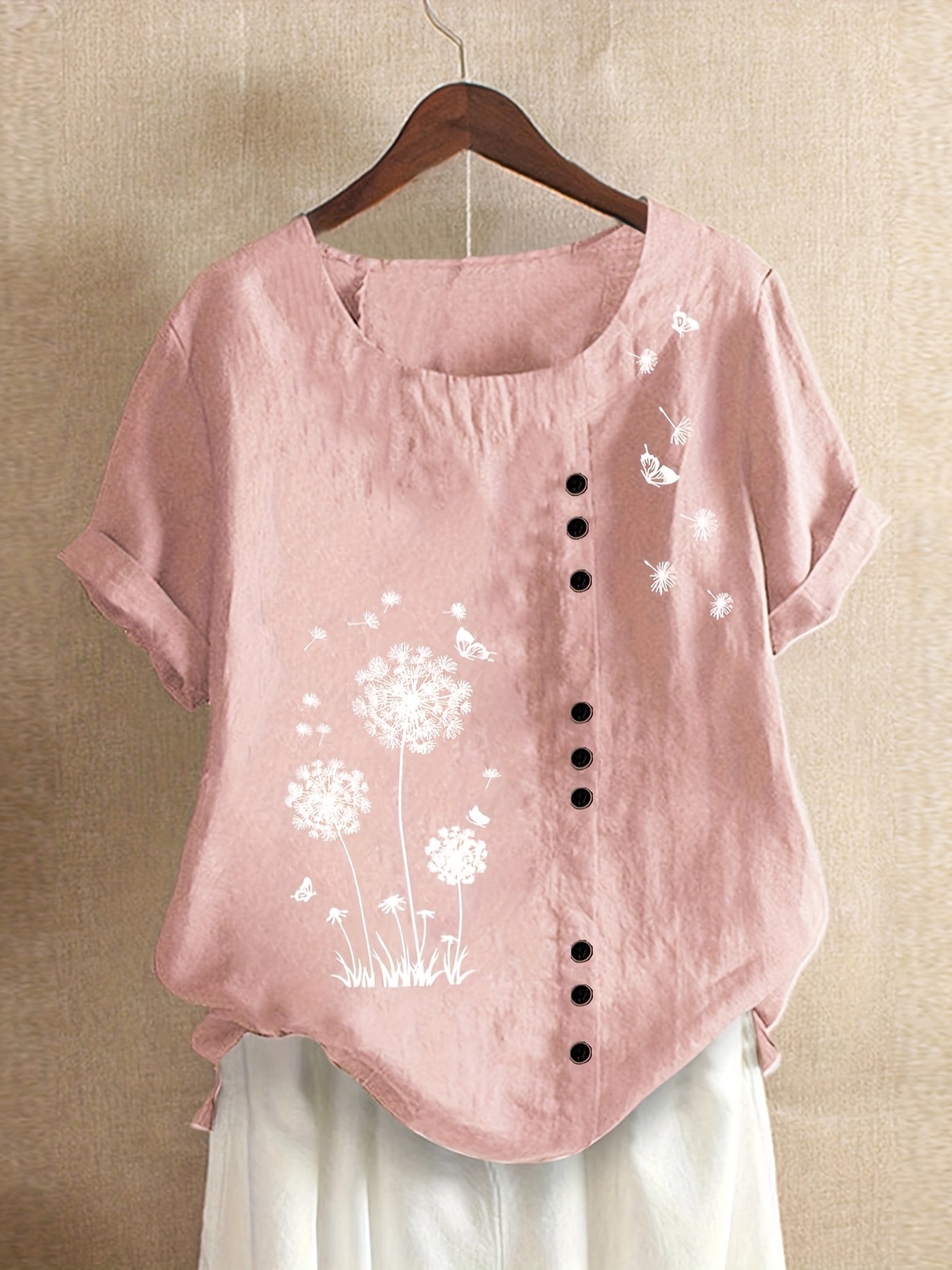 Femme™ | Dandelion Print Blouse