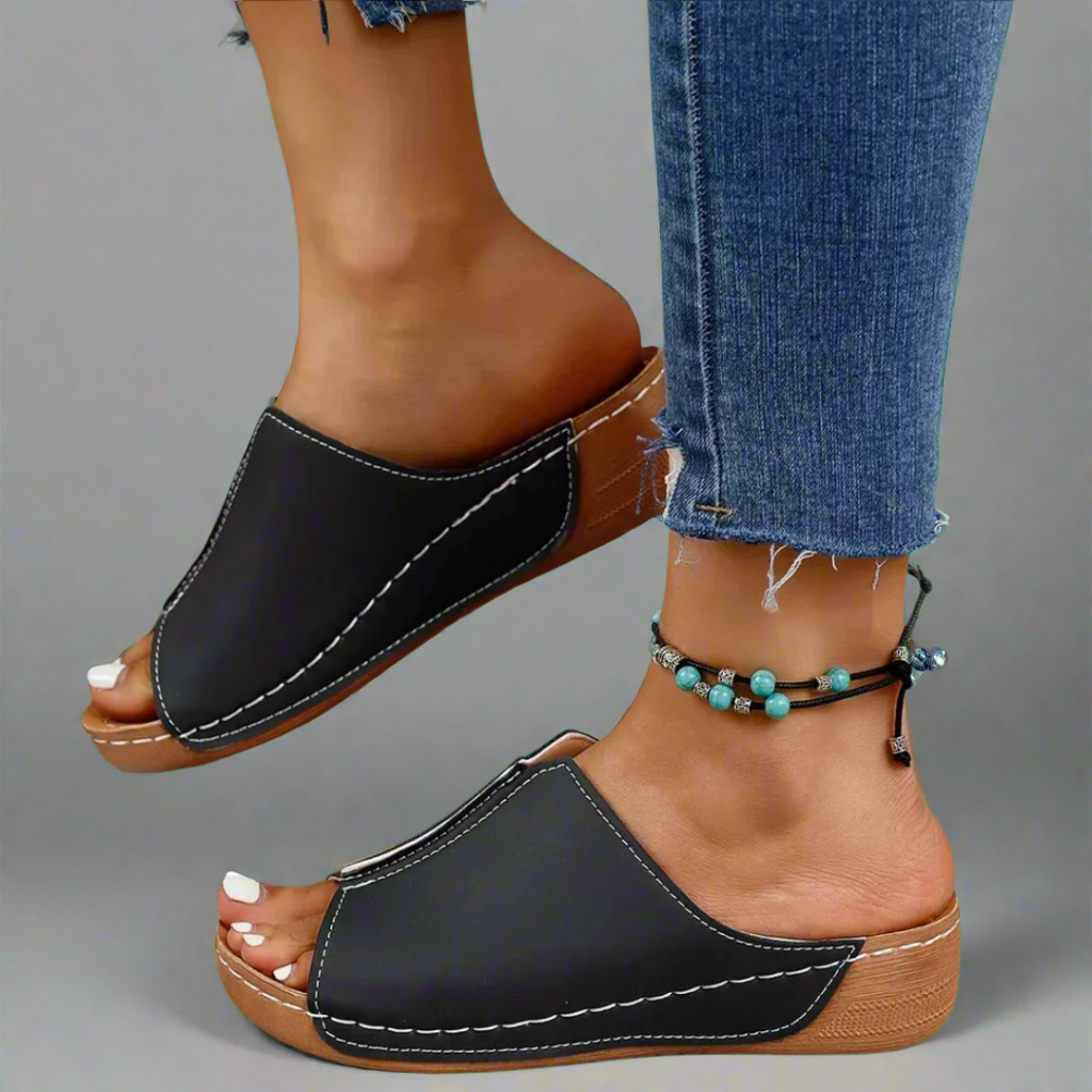 Femme™ | Handmade Wedge Sandals Made from Premium Materials