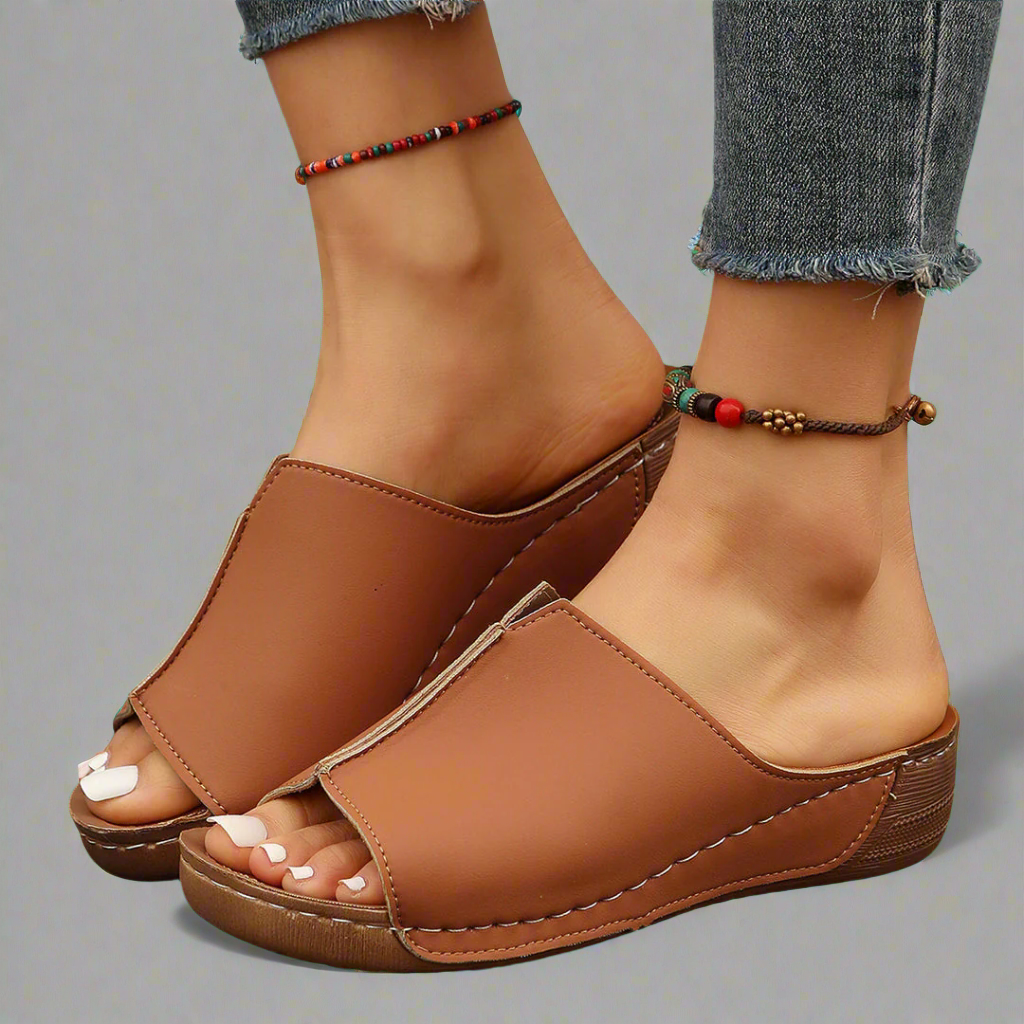 Femme™ | Handmade Wedge Sandals Made from Premium Materials