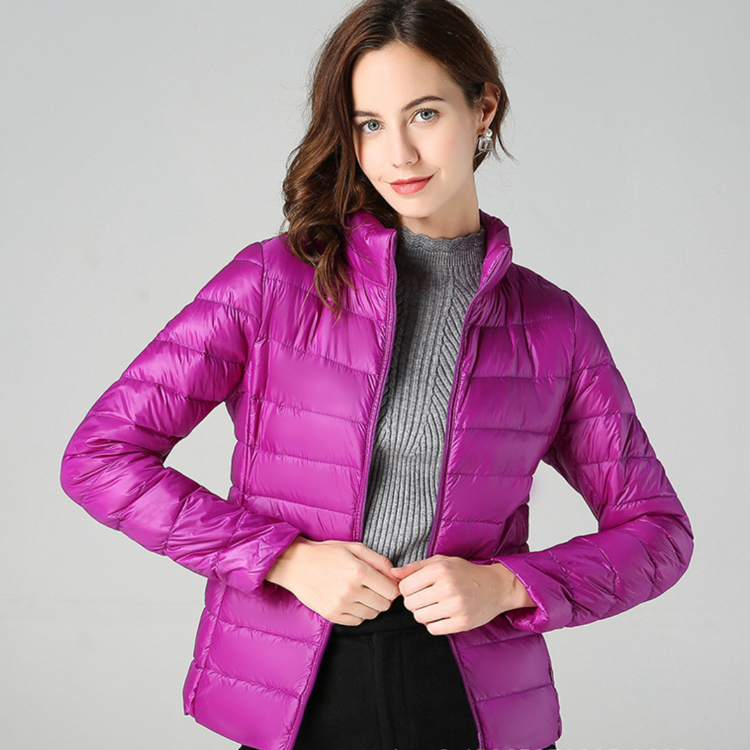 Femme™ | Ultralight Jacket with White Duck Feathers