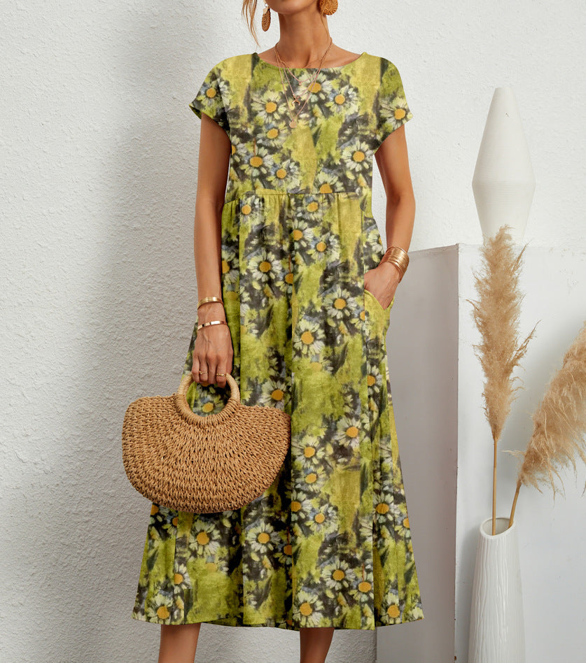 Femme™ | Floral Print Midi Dress