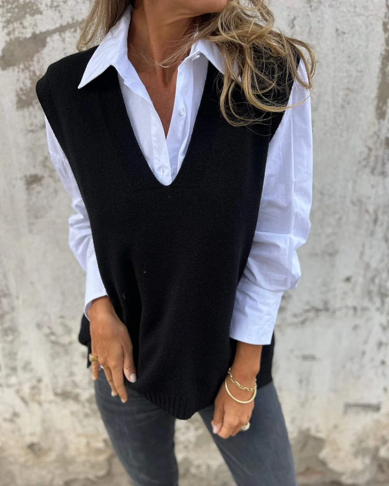 Femme™ | Knit Sweater Vest
