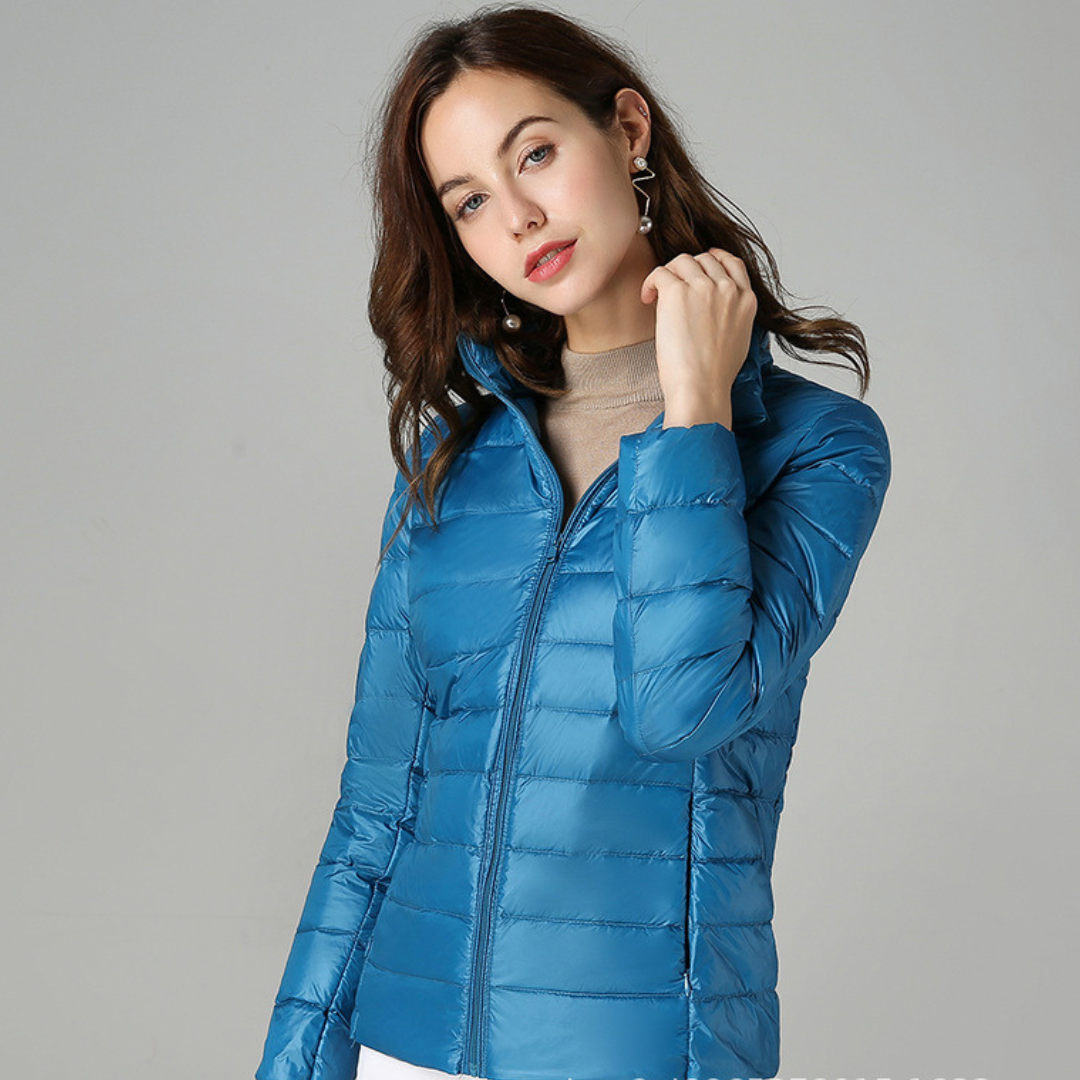Femme™ | Ultralight Jacket with White Duck Feathers