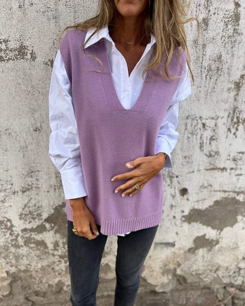Femme™ | Knit Sweater Vest